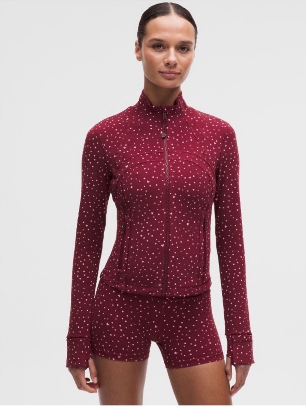 NWT Lululemon Define Crop Nulu Jacket- Rare Valentine’s Drop